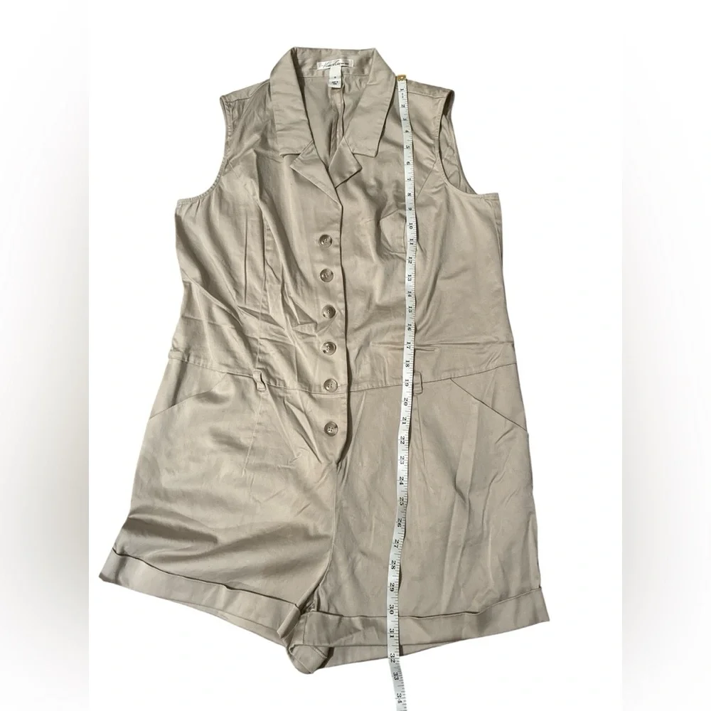 Kenneth Cole New York Beige Sleeveless Romper.  Size 10. - Picture 11 of 14
